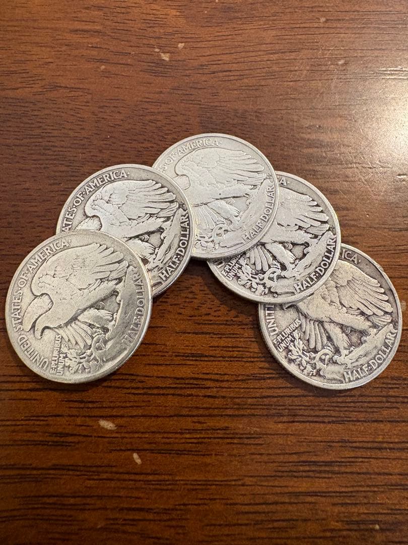 ウォーキングリバティ　ハーフダラー銀貨セット