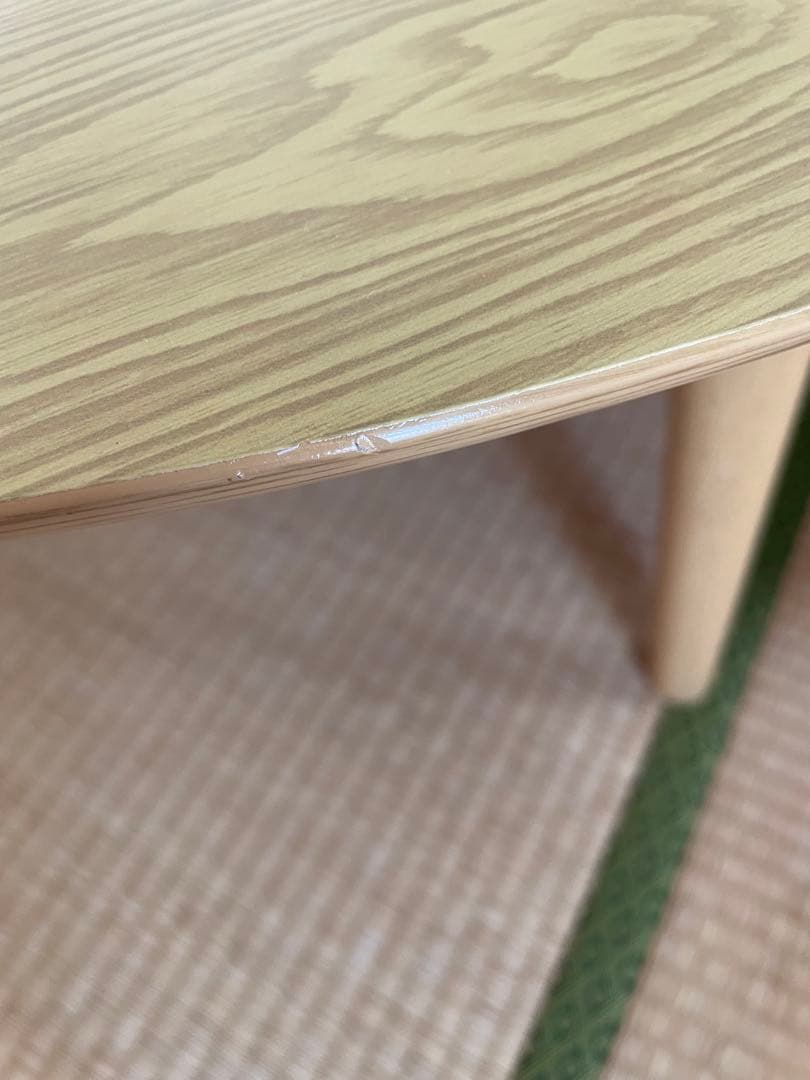 nimu*　ニトリ　こたつ　円形　85cm 木目