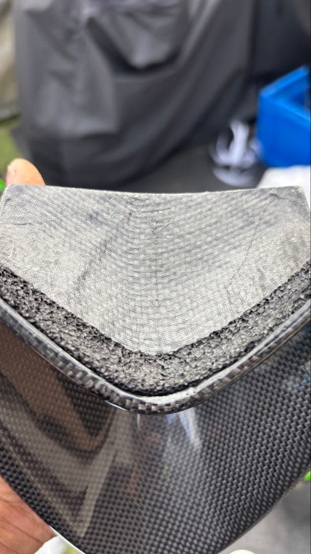 zx6r 2024 ラムエアダクト　カーボン　カバー