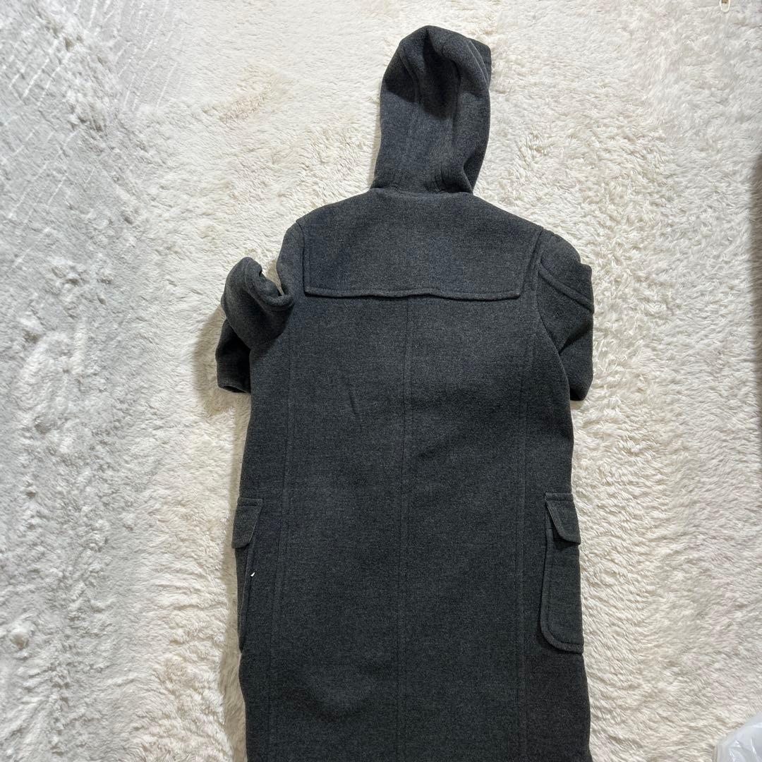 【美品】バーバリーブルーレーベル　ダッフルコート　ノバチェック　 グレー