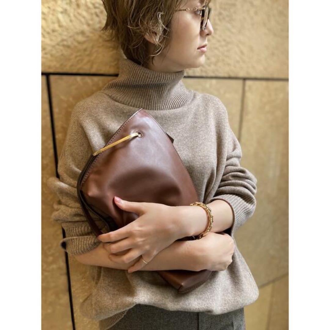 定価36300円 ドゥーズィエムクラス Ariesタートルネックニット ベージュ