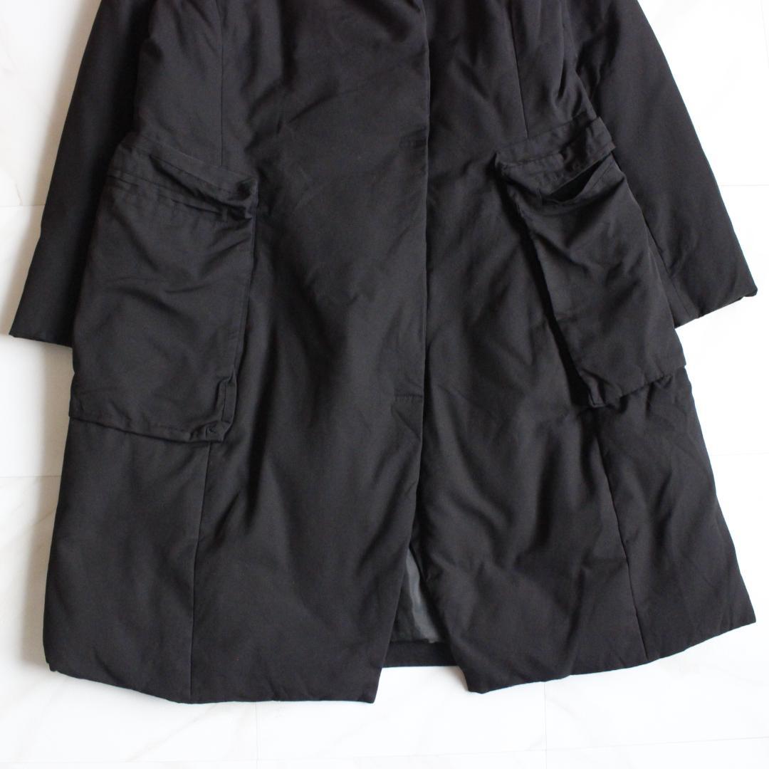 芽風 ビッグカラーダウンコート Mサイズ 変形コート 2way ブラック