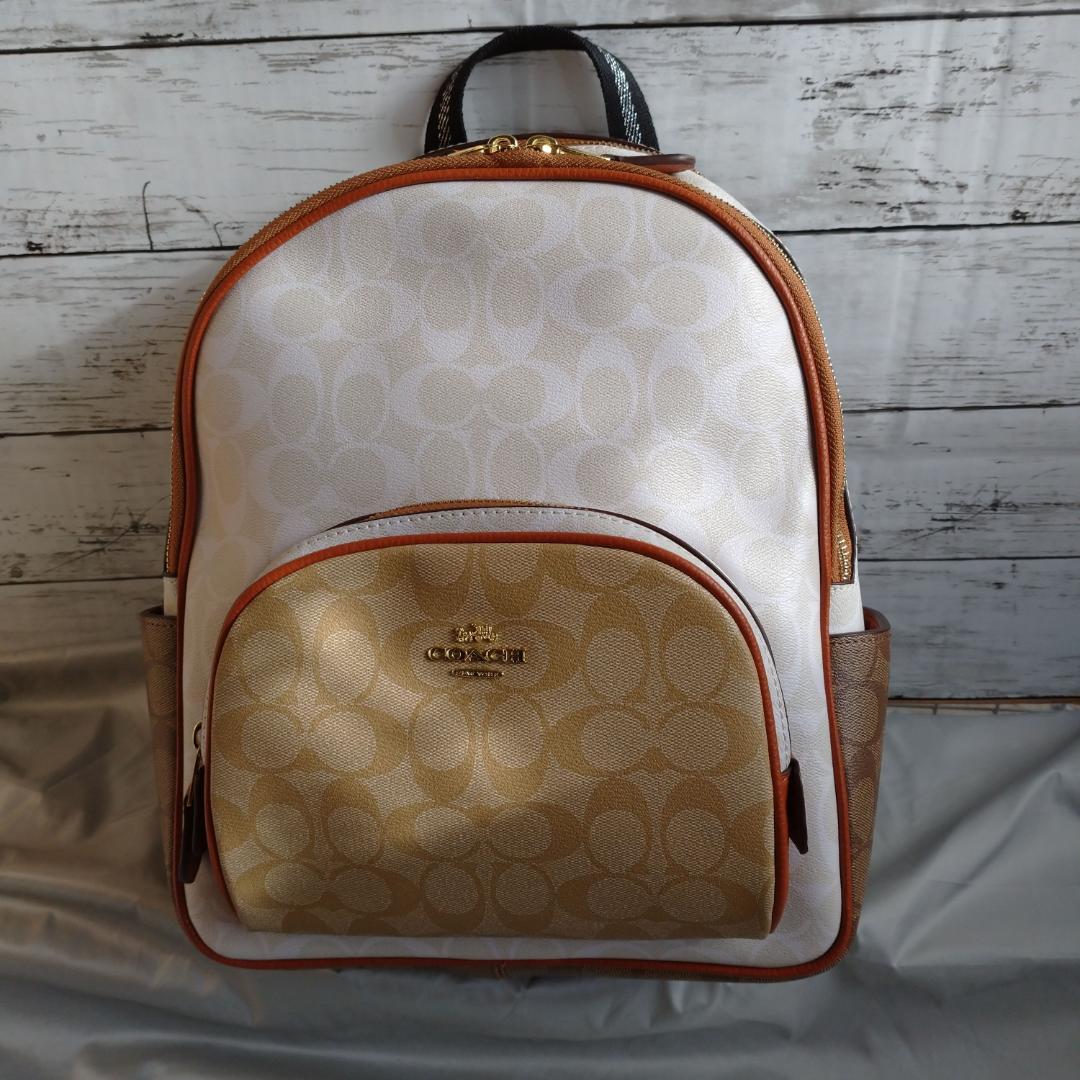 【新品未使用品】COACHリュックサック バックパック シグネチャー CA439