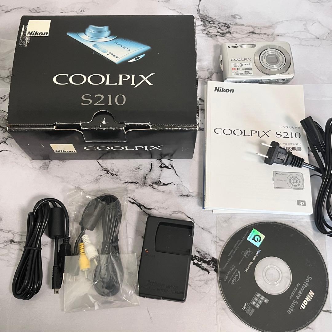 Nikon COOLPIX S210 動作確認済 コンデジ 中古