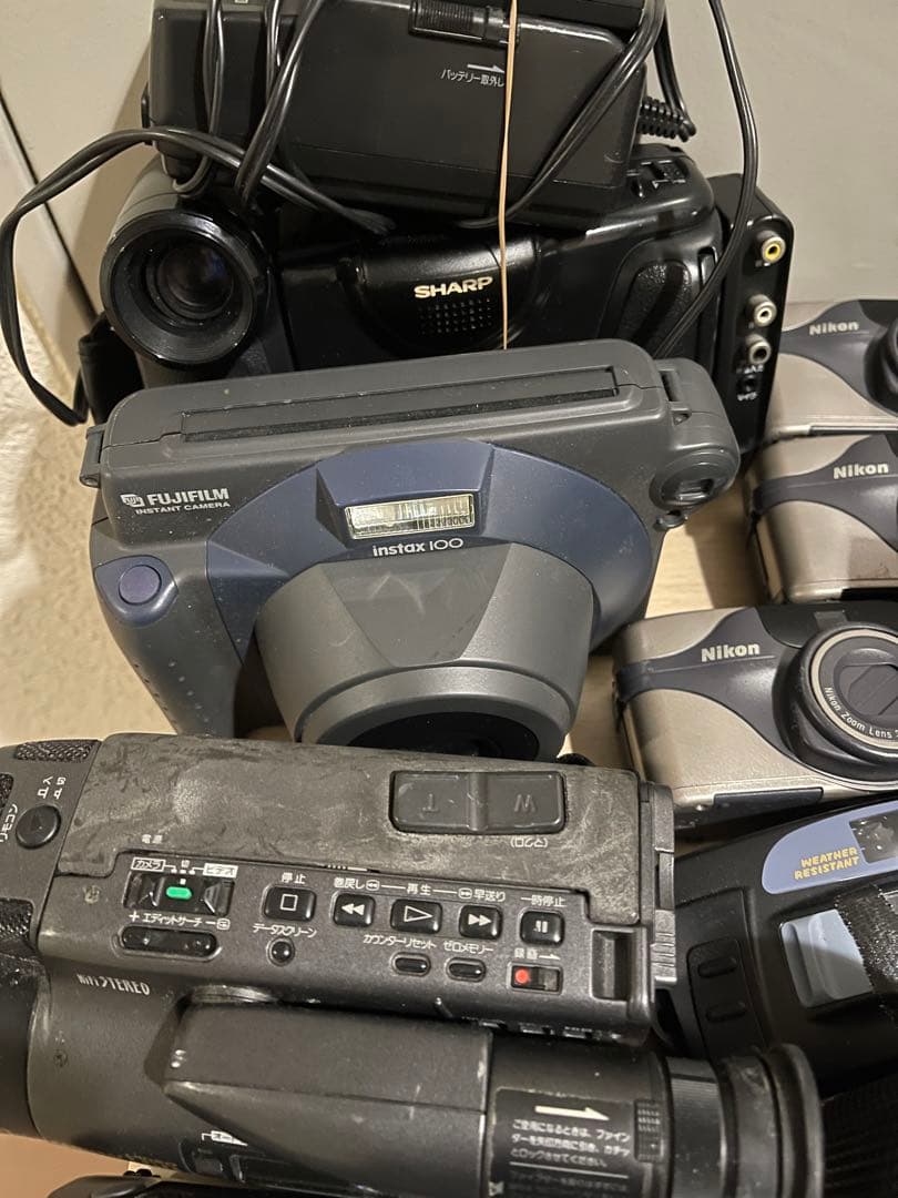 rollei，konica c35，canon ae-1，nikon d80…