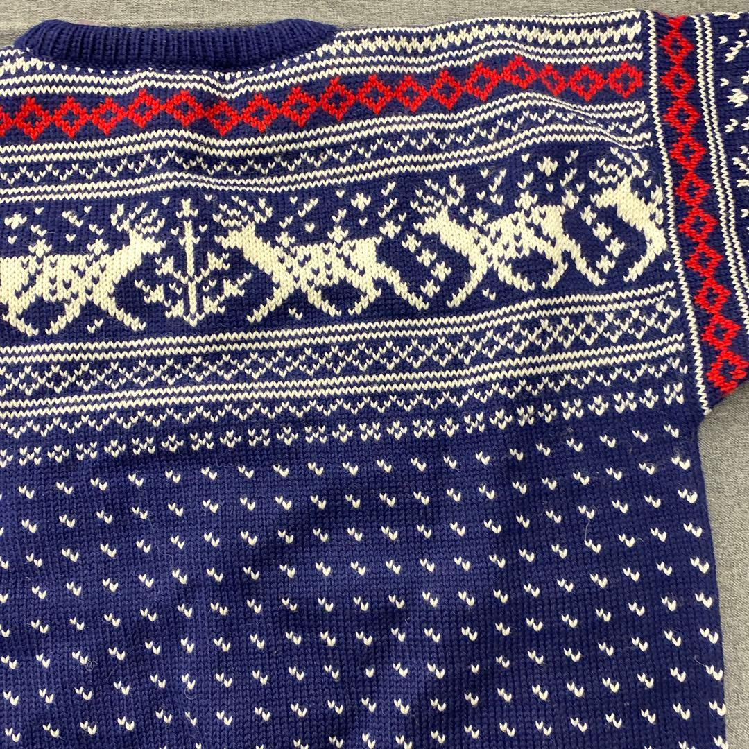 N434◯ 新品 DALEOFNORWAY ノルディック柄 ニット L