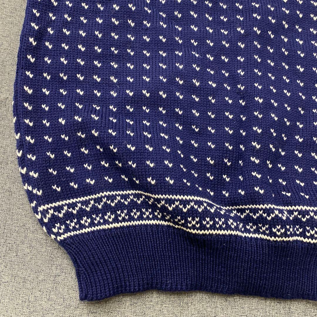 N434◯ 新品 DALEOFNORWAY ノルディック柄 ニット L