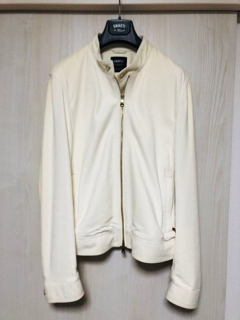 ☆こばやん007☆ エンメティJack（ジャック）白スエード サイズ50