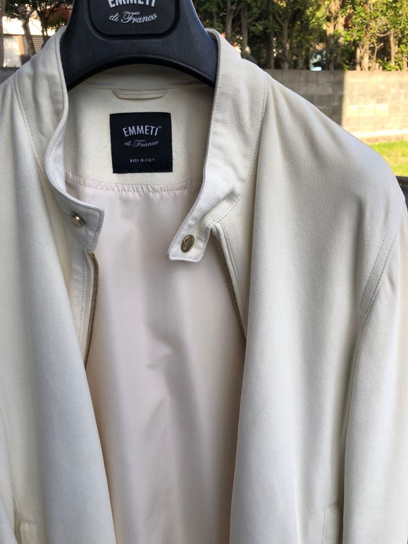 ☆こばやん007☆ エンメティJack（ジャック）白スエード サイズ50