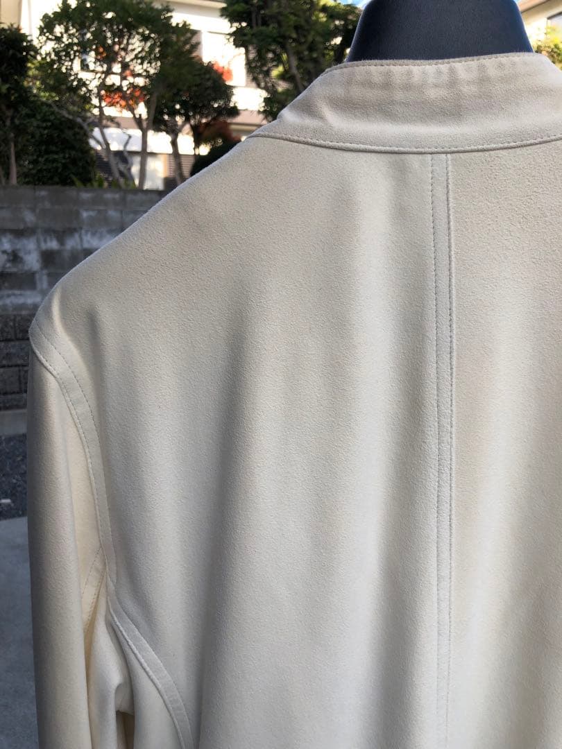 ☆こばやん007☆ エンメティJack（ジャック）白スエード サイズ50