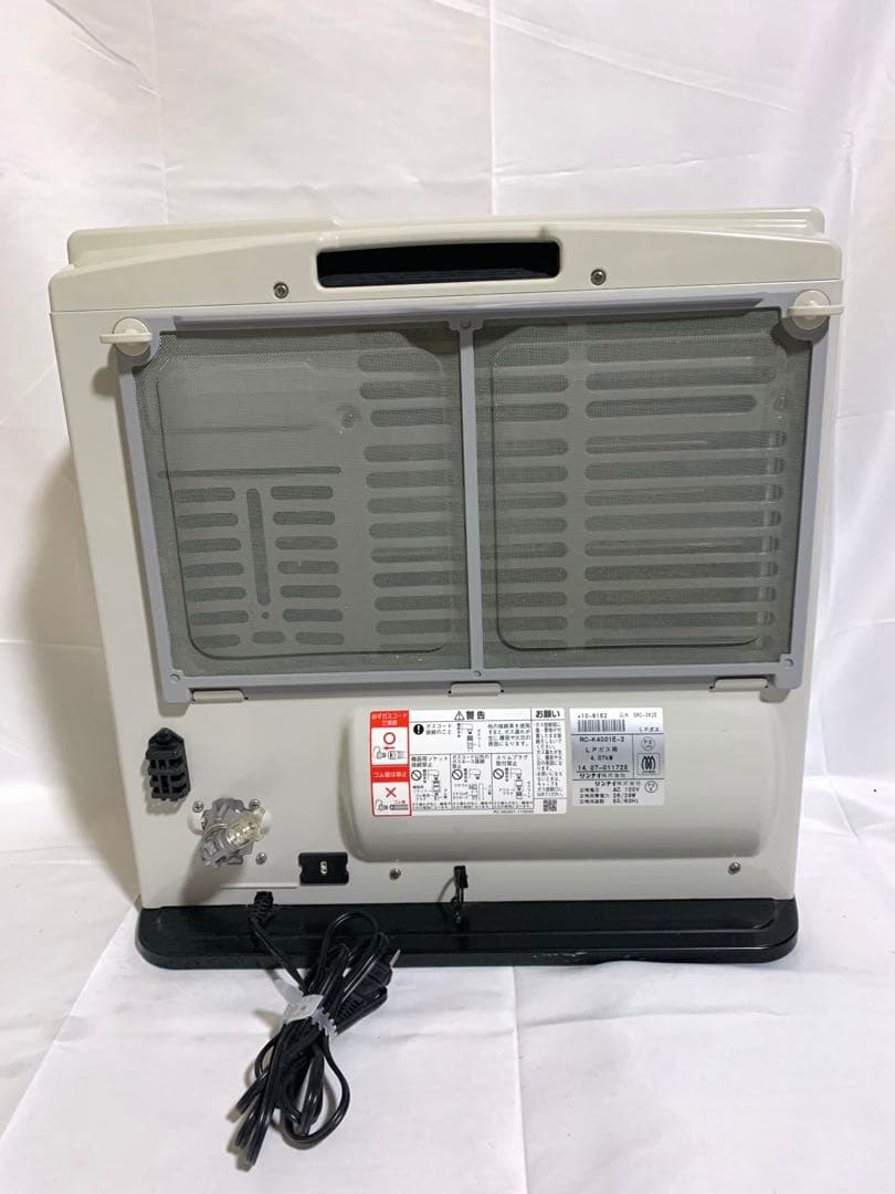 動作確認済 RC-K4001E-2 LPガスファンヒーター ホース付 プロパン用