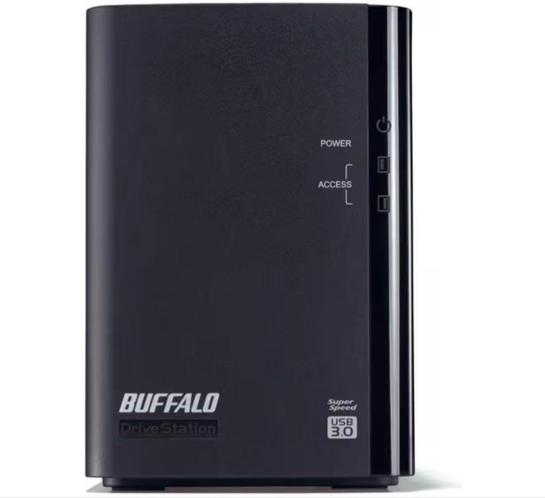BUFFALO RAID1対応 USB3.0用 外付けハードディスク 2TB