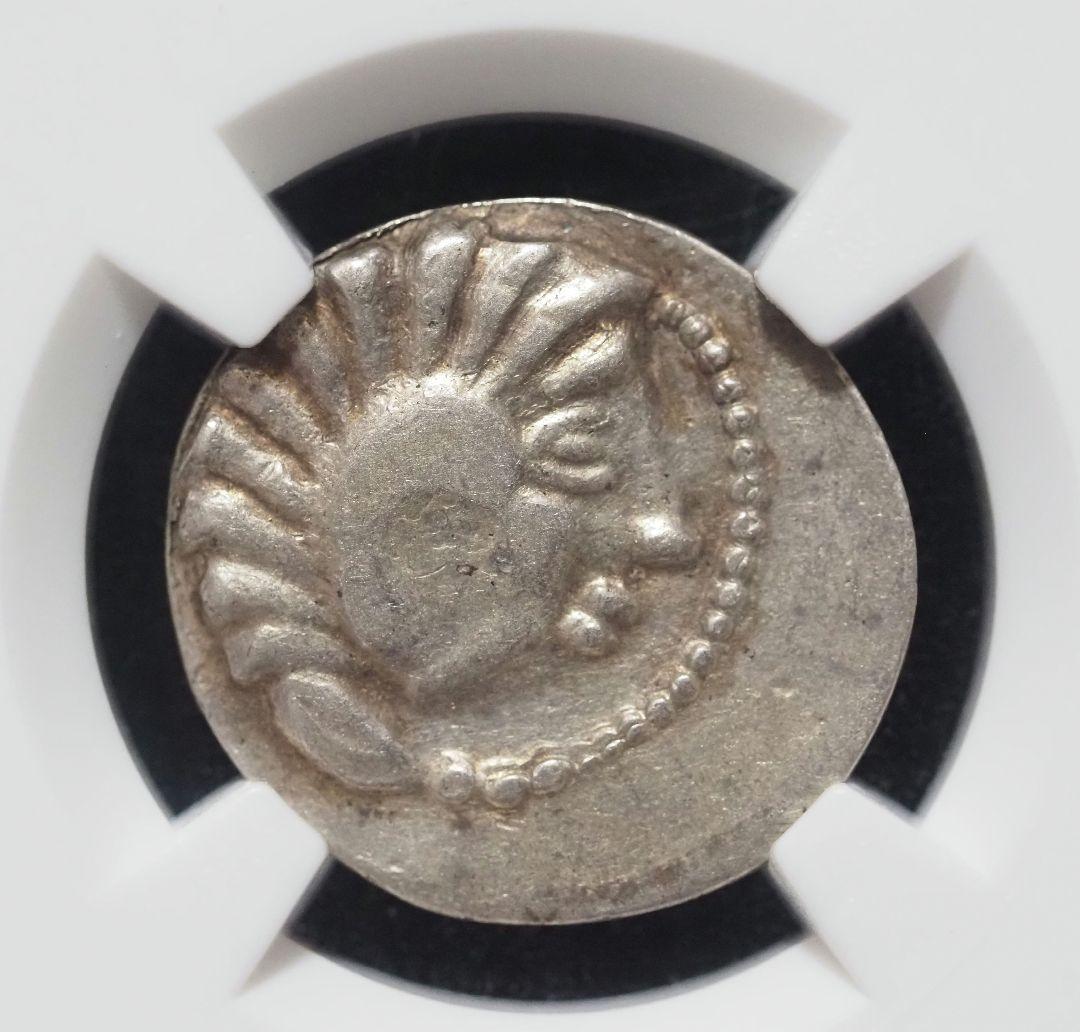 珍品）ケルト族発行 古代　ドラクマ銀貨　アレキサンダー大王