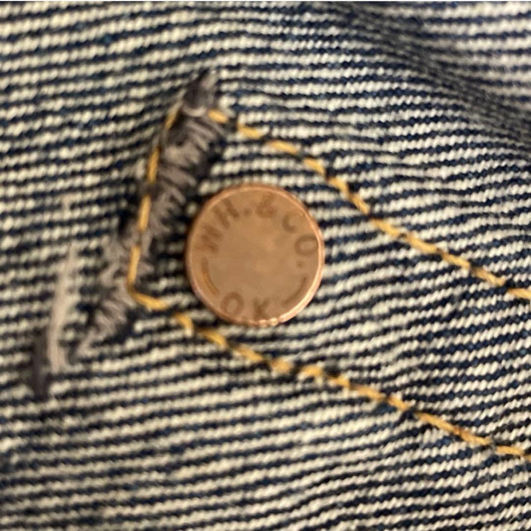 希少デニム！初期ウエアハウス 1001XX！90年代 黄金期個体W33酸化デニム