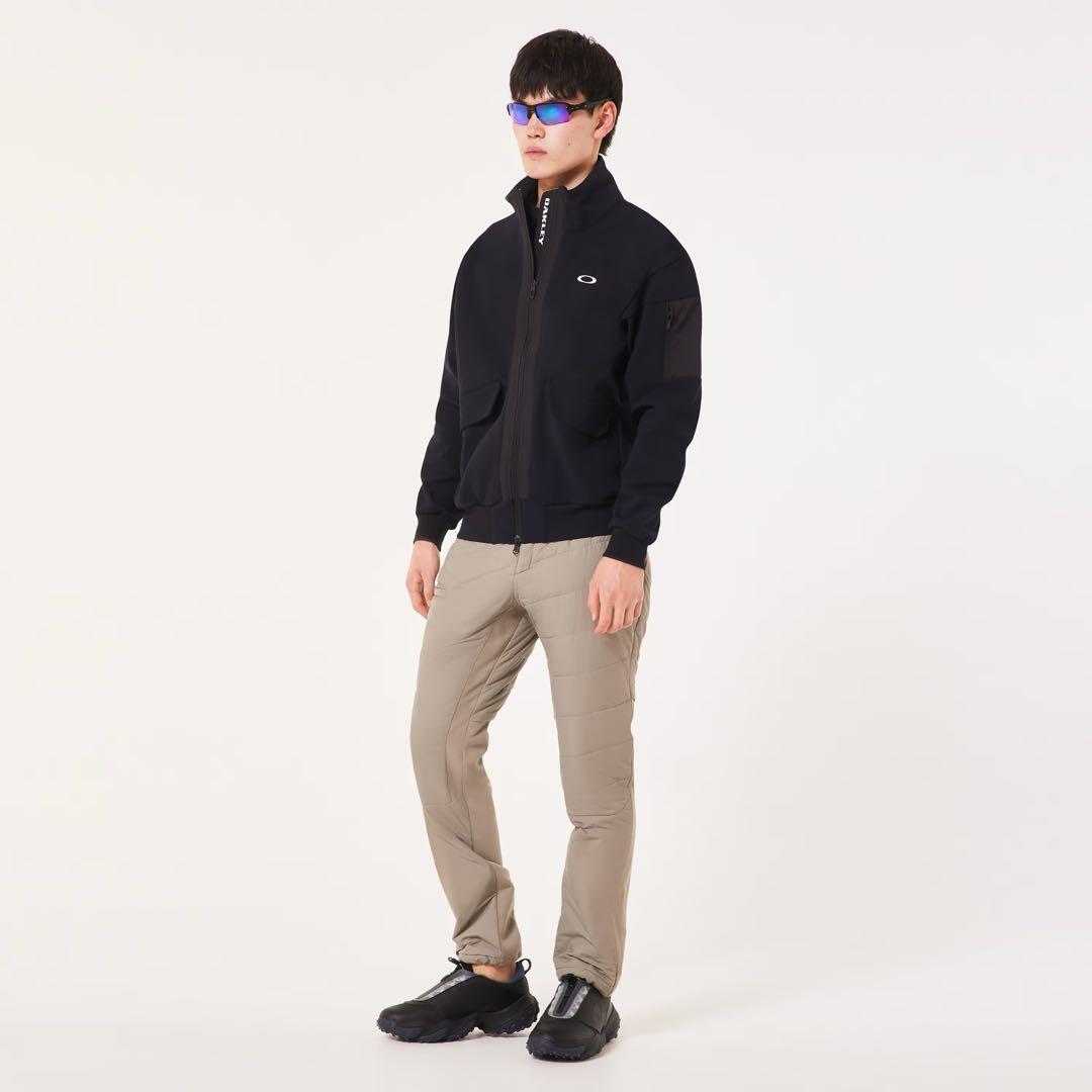 OAKLEY オークリーゴルフ トラックジャケット ブラック M