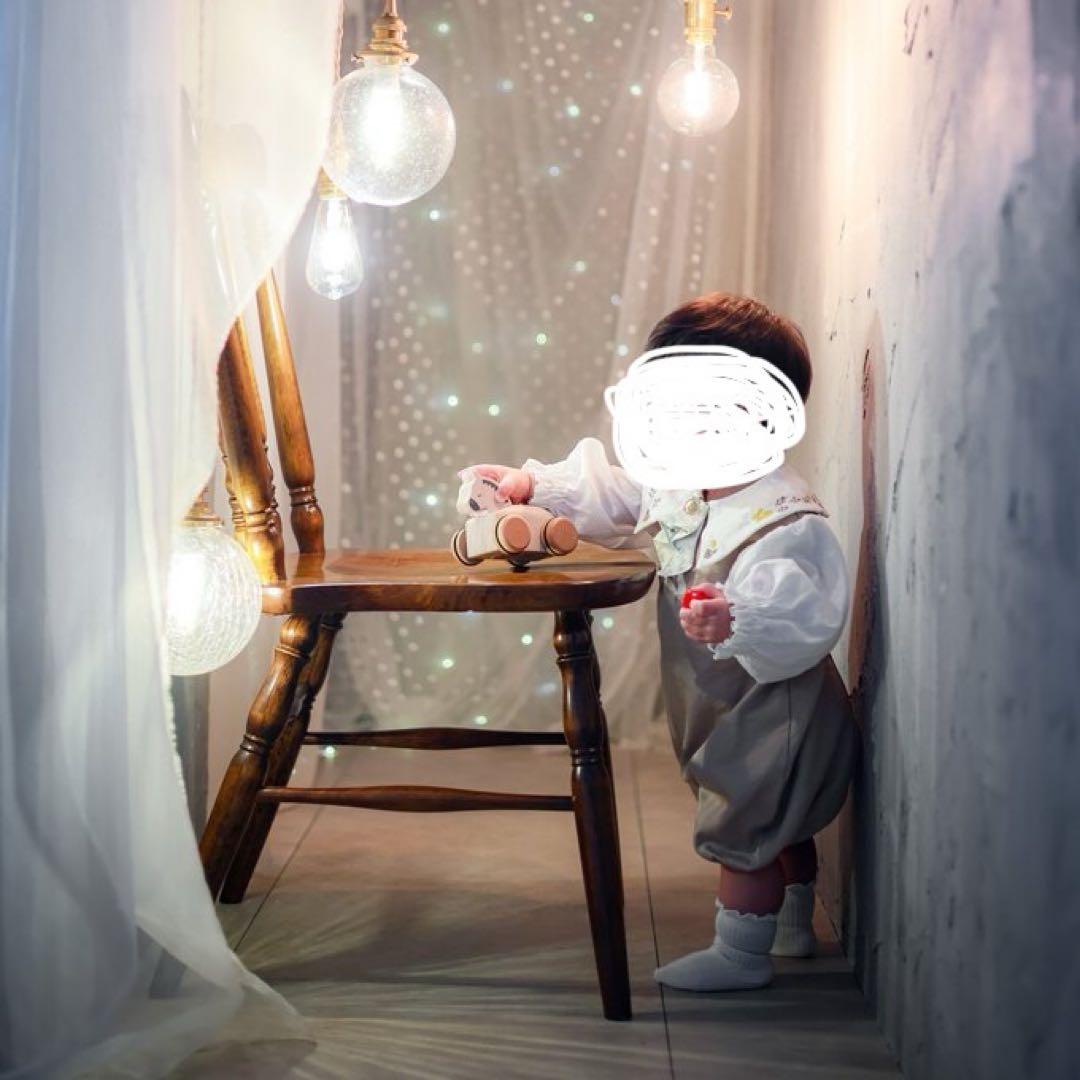 ペンギンのおしり 優しい色を着る ボタニカルロンパース