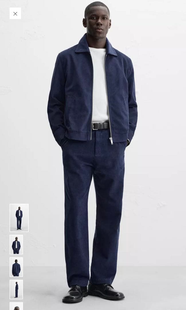 ZARA レーヨン　ジャケット　セットアップ