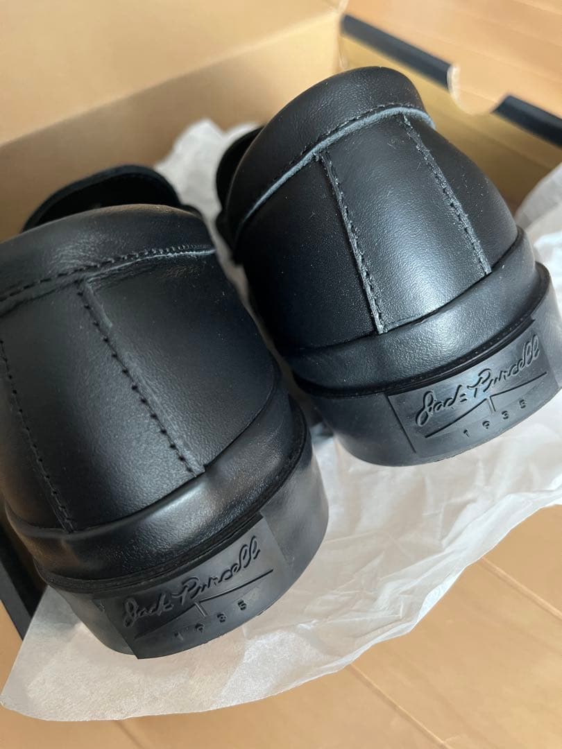 コンバース ジャックパーセル 1935 ローファー ブラック　25.0