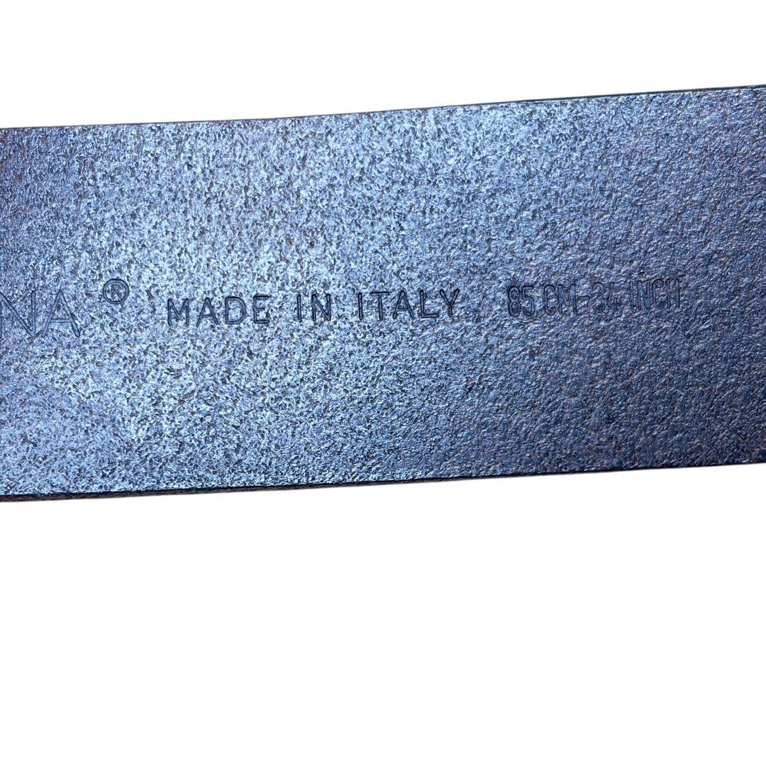 D&G ドルチェアンドガッバーナ ベルト　メンズ　ブラウン　シルバーバックル