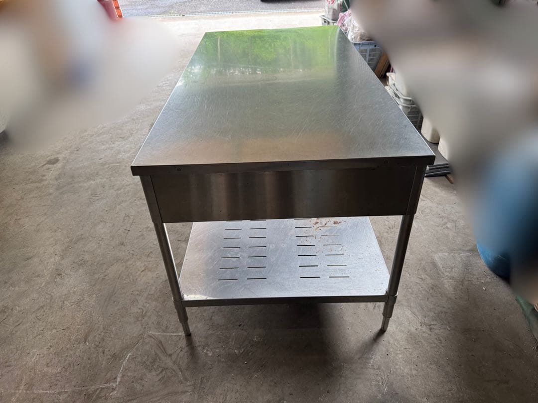 ステンレス　作業台　調理台　（岐阜県まで引き取り限定）