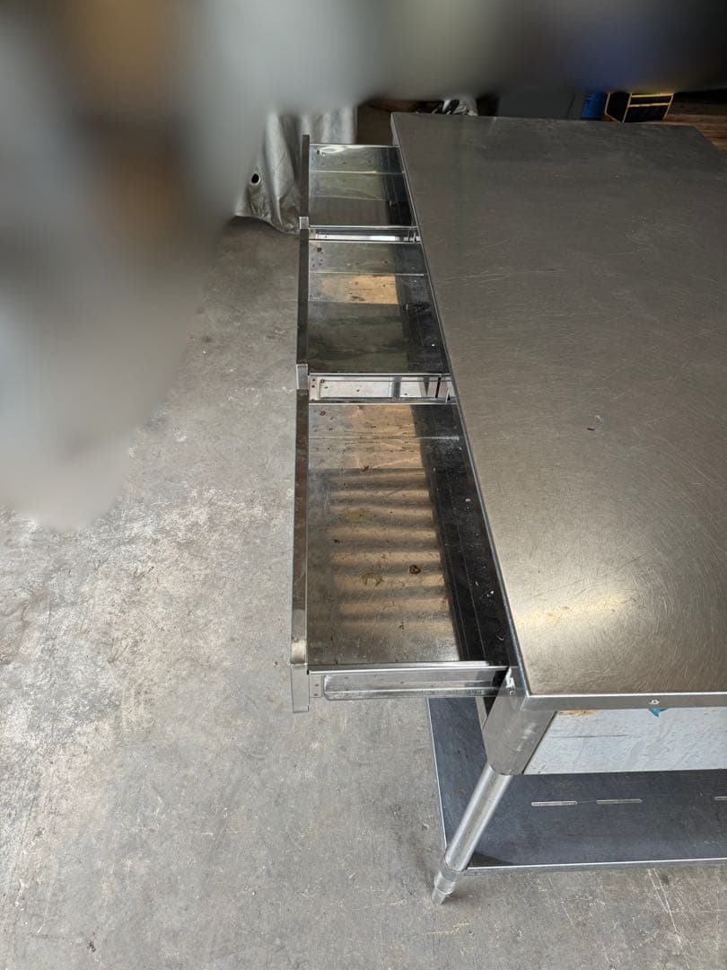 ステンレス　作業台　調理台　（岐阜県まで引き取り限定）