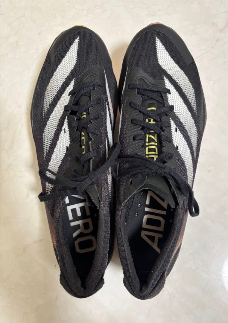 adizero スパイクシューズ 42 ブラック/ホワイト26.5cm