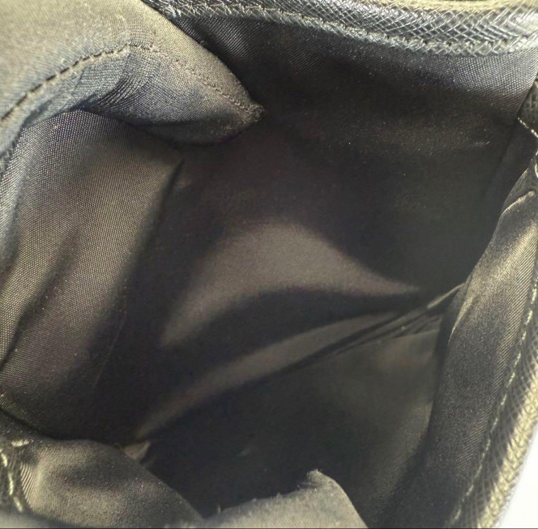 極美品 プラダ ショルダーバッグ クロスボディ リナイロン ブラック 三角ロゴ