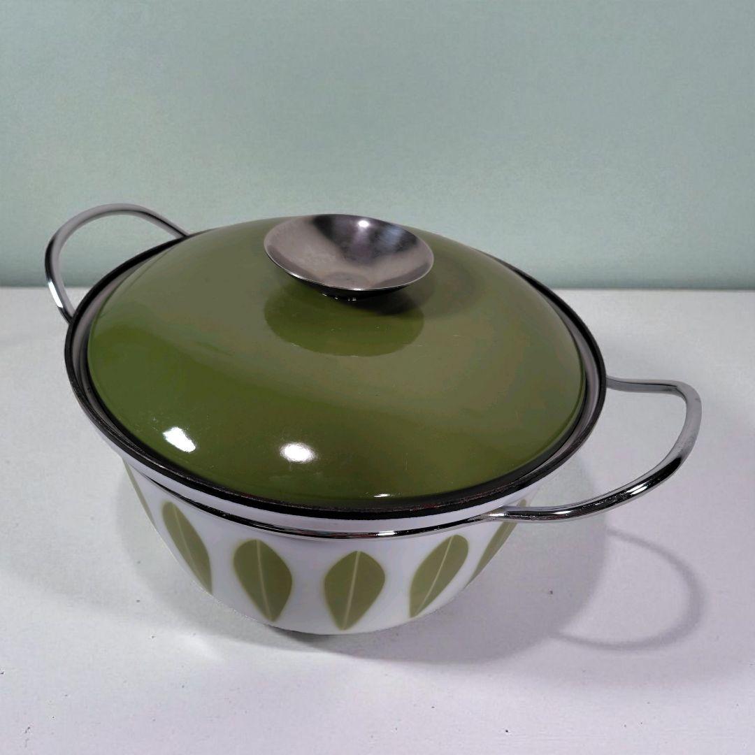 キャサリンホルム ロータス 両手鍋 20cm ガス/IH対応 ヴィンテージお洒落