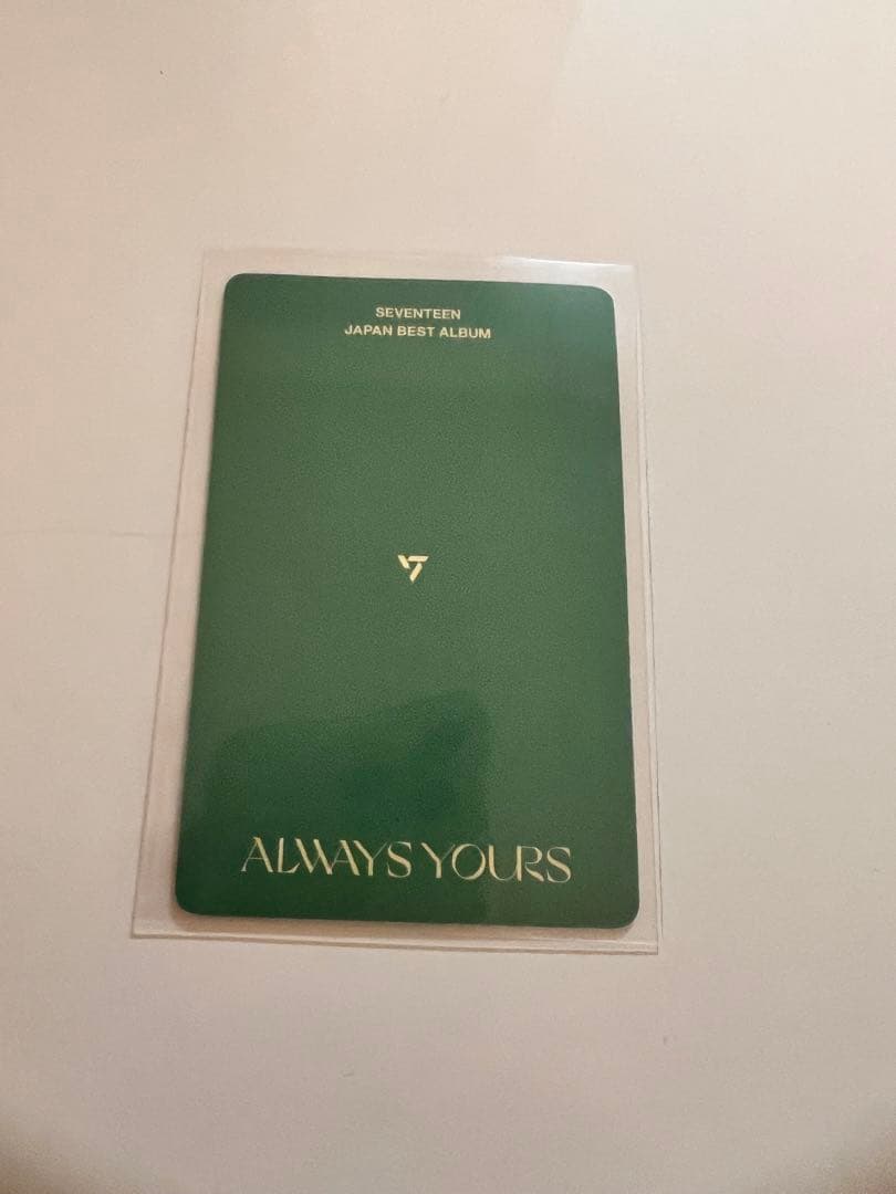 SEVENTEEN ジョンハン always yours 初回C盤 トレカ