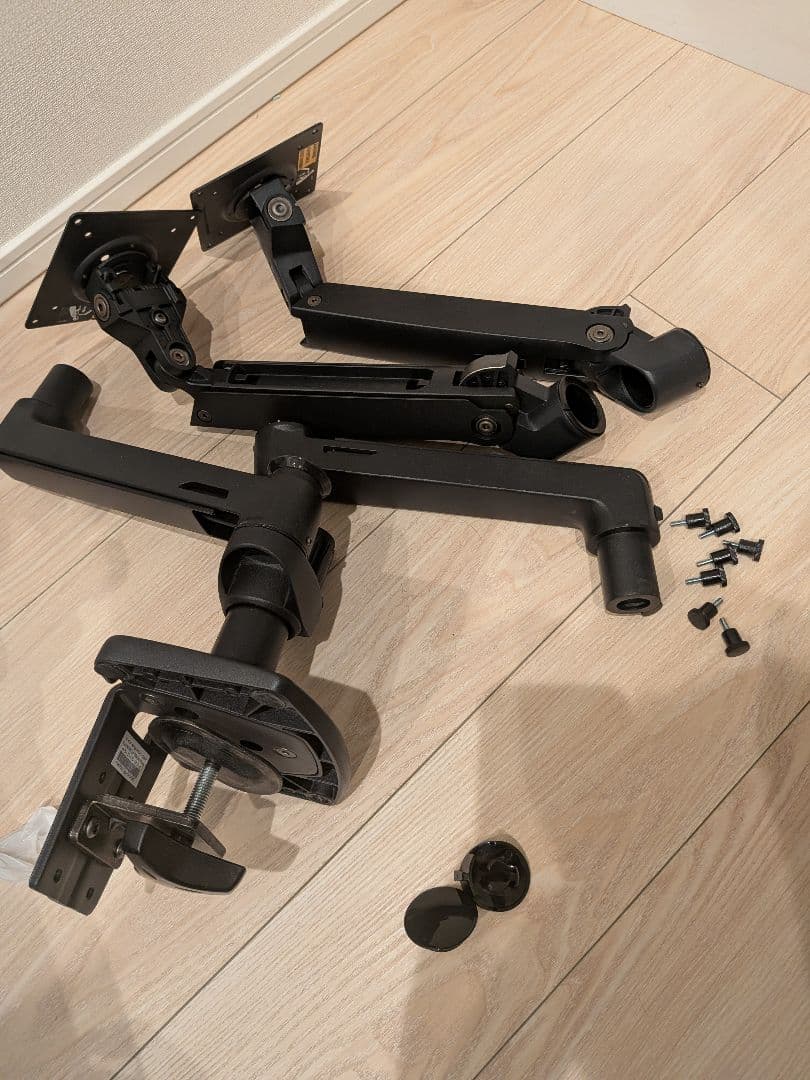 エルゴトロン LXデュアルモニターアーム　マットブラック