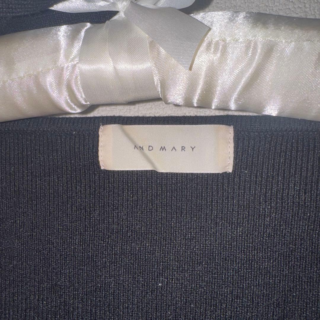 トップス ANDMARY Mew frill tops black