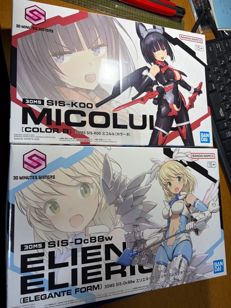 か*じ様 30MS ミコルル & エリエネ 2点セット プラモデル　模型　バンダ