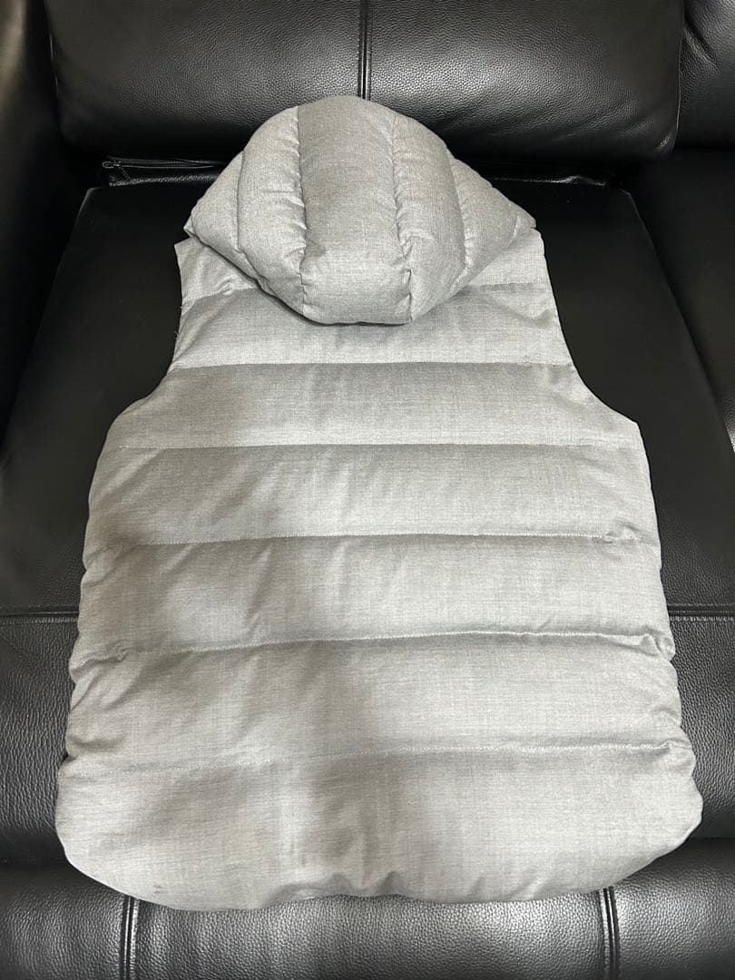 タトラス　ダウンベスト　LEONARDO 高級ライン　グレー