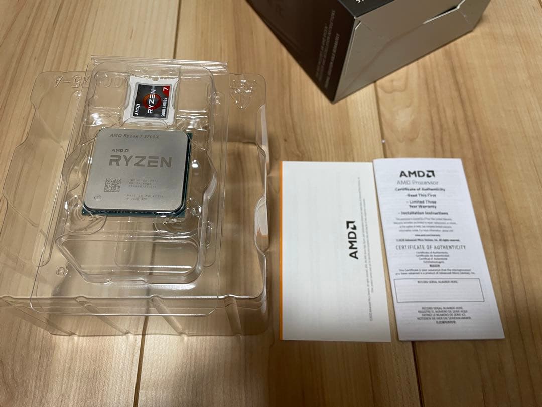 AMD Ryzen 7 5700X BOX（IFE2付属）(箱無し)