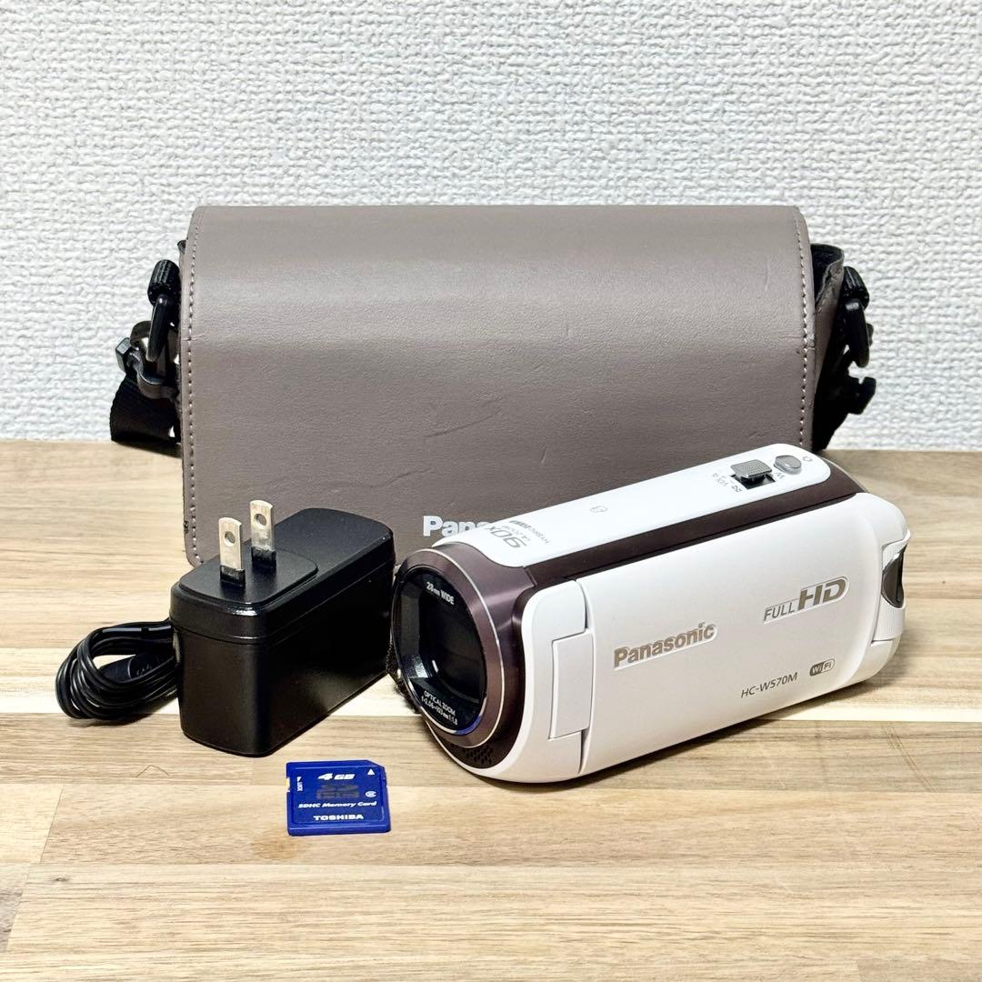 Panasonic HC-W570M-W ビデオカメラ