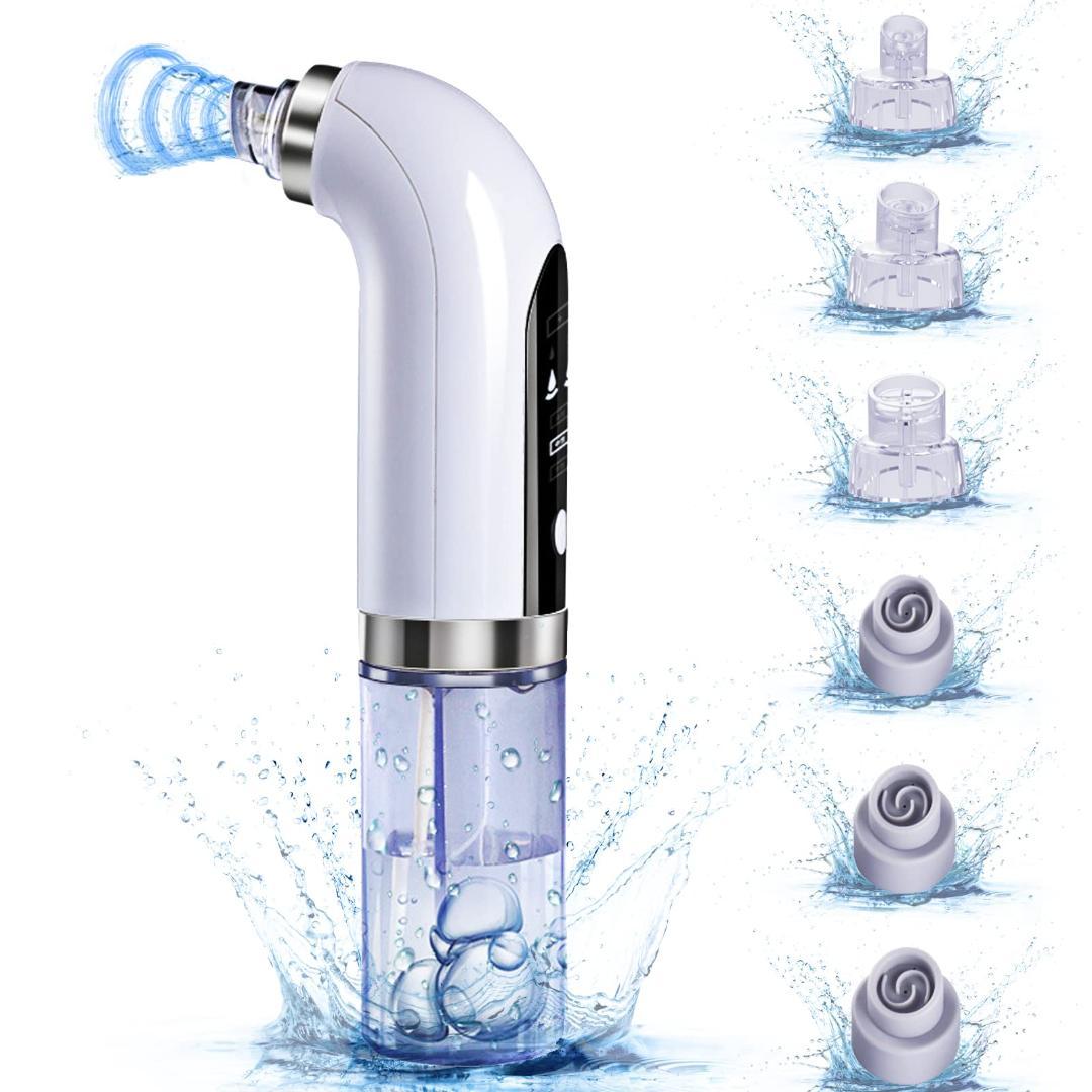 美顔器 美容液対応 真空吸引技術 毛穴吸引器 6種類吸引 水流式