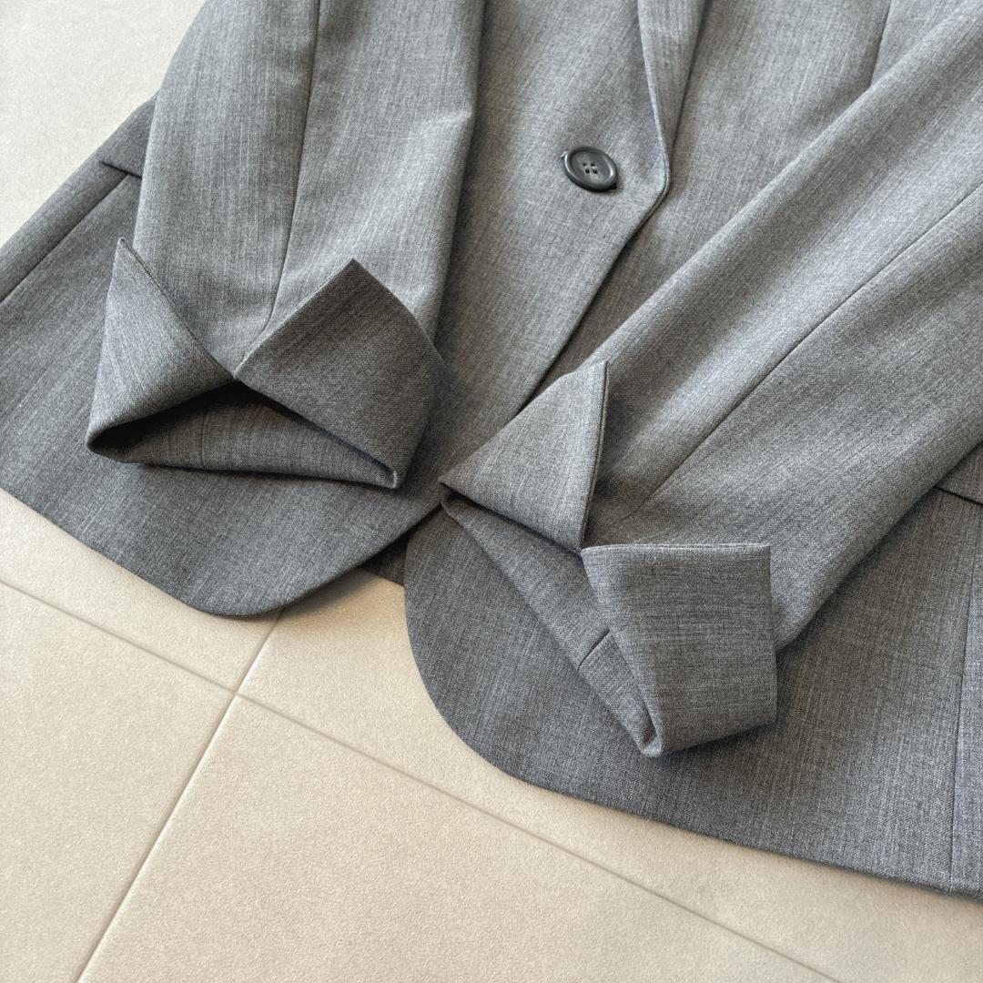 現行 未使用級 アンタイトル♡洗える セットアップ パンツスーツ　2　ストレッチ