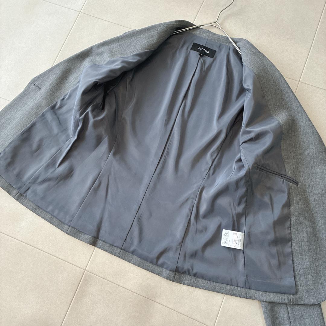 現行 未使用級 アンタイトル♡洗える セットアップ パンツスーツ　2　ストレッチ