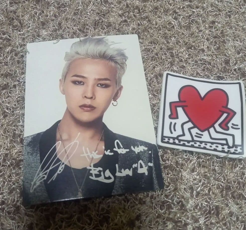 G-DRAGON BIGBANG ライブ会場限定　グッズ購入特典のフォトカード