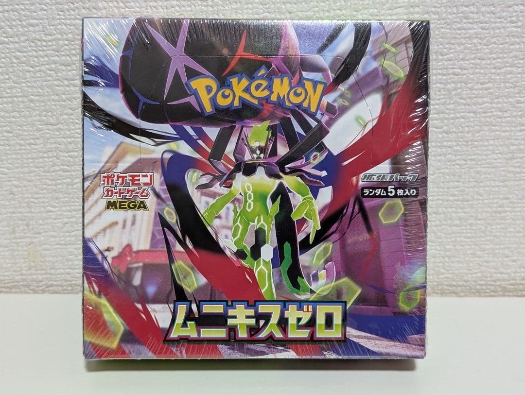 シュリンク付き　新品未開封box　ポケモンカードゲーム　ムニキスゼロ