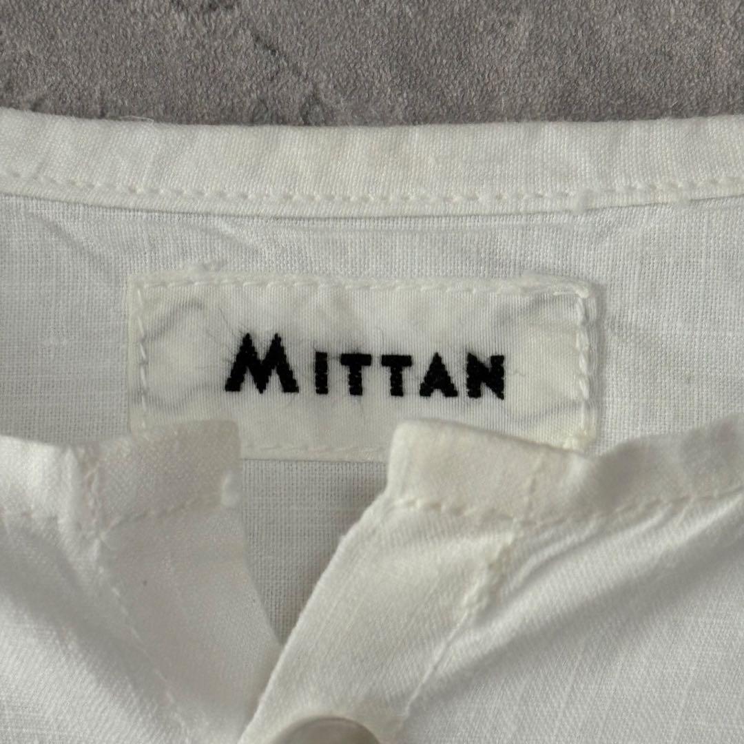MITTAN ミタン 大麻ワイドシャツ SH-98 白 2 ユニセックス　ヘンプ