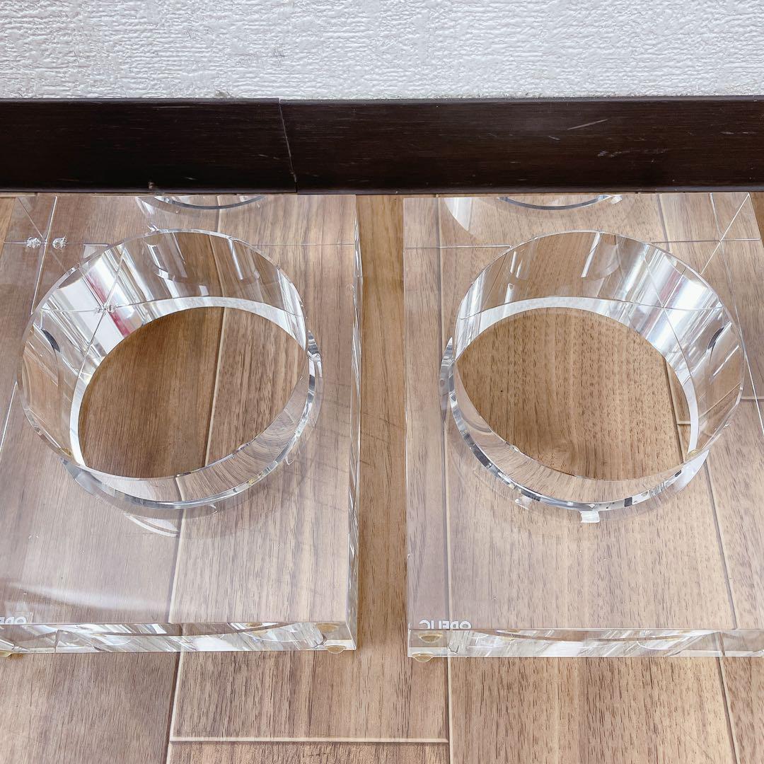 ODELIC × KENWOOD ガラススタンドスピーカー SP0001 ２個