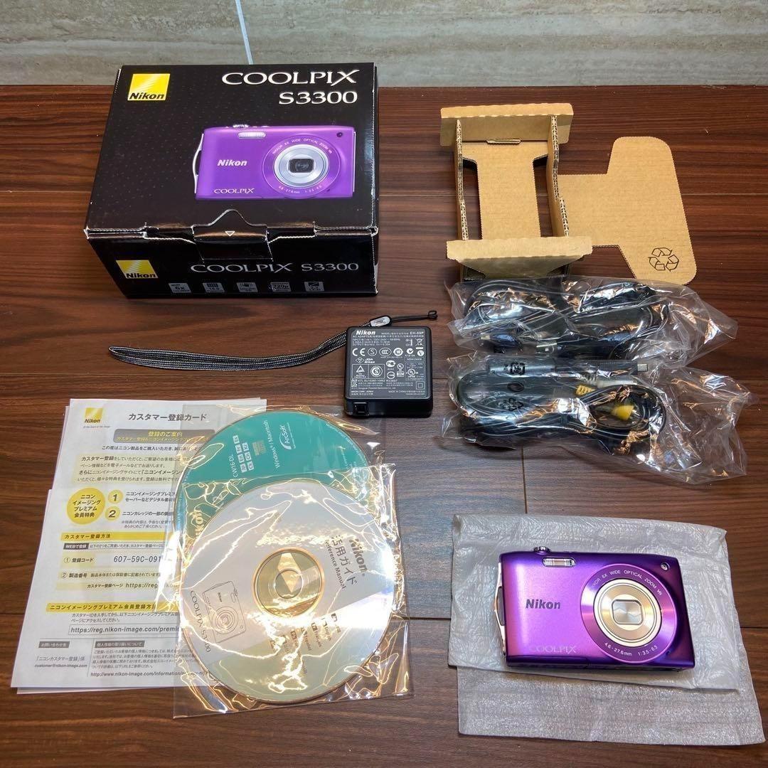 Nikon COOLPIX S3300 デジカメ ほぼ新品 3339