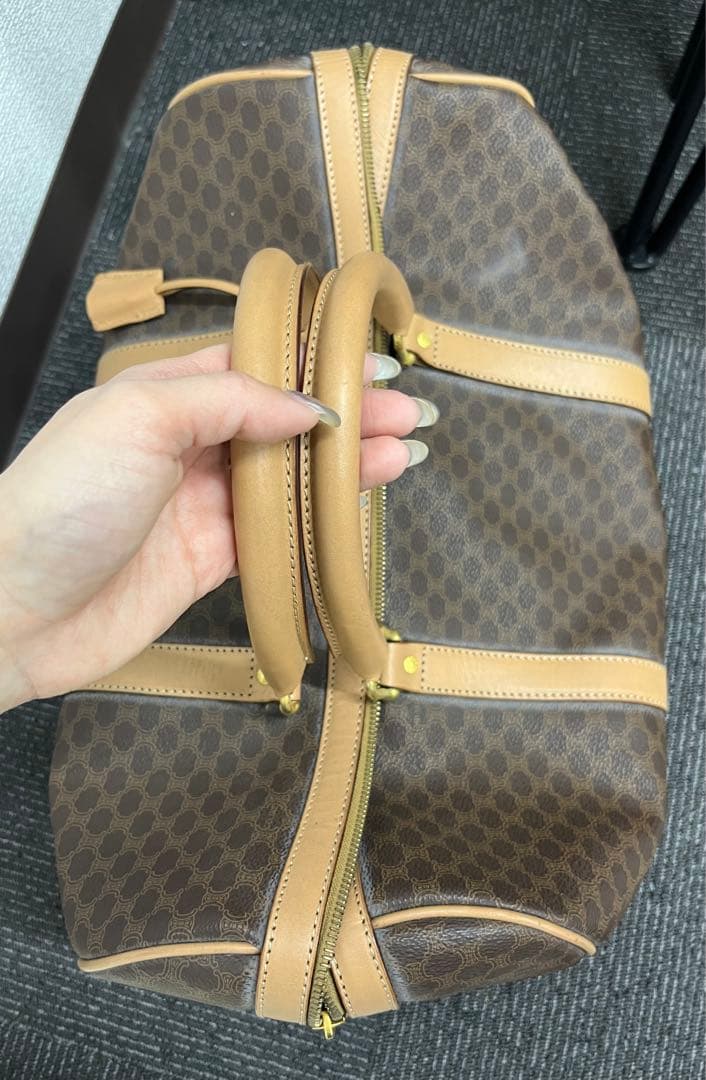 CELINE ブラウン ボストンバッグ 中型