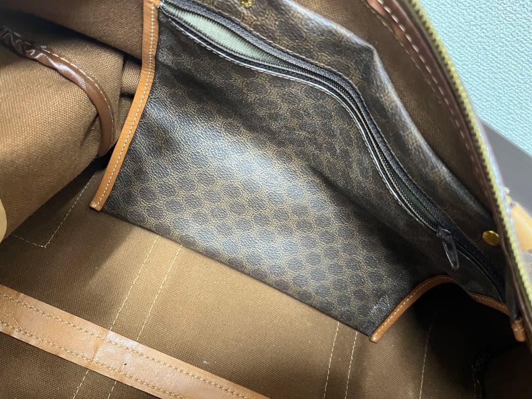 CELINE ブラウン ボストンバッグ 中型