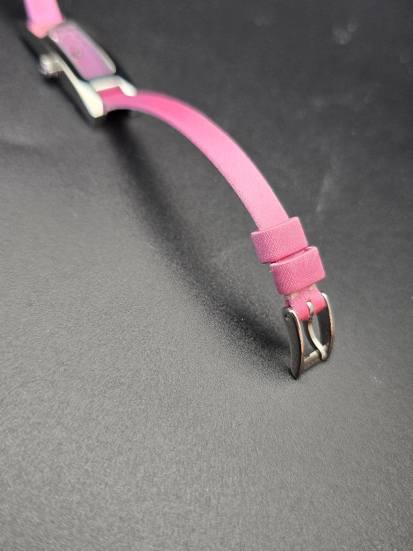 電池交換済 ベルト美品 研磨 GUCCI 3900L ピンク文字盤 グッチ 時計