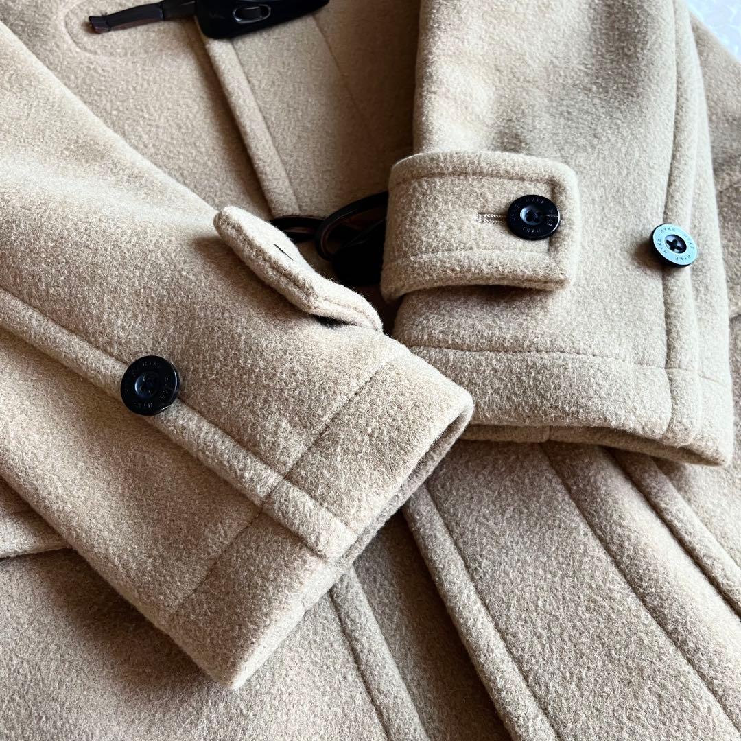 【極美品】HYKE 水牛トグル ロングダッフルコート ベージュ