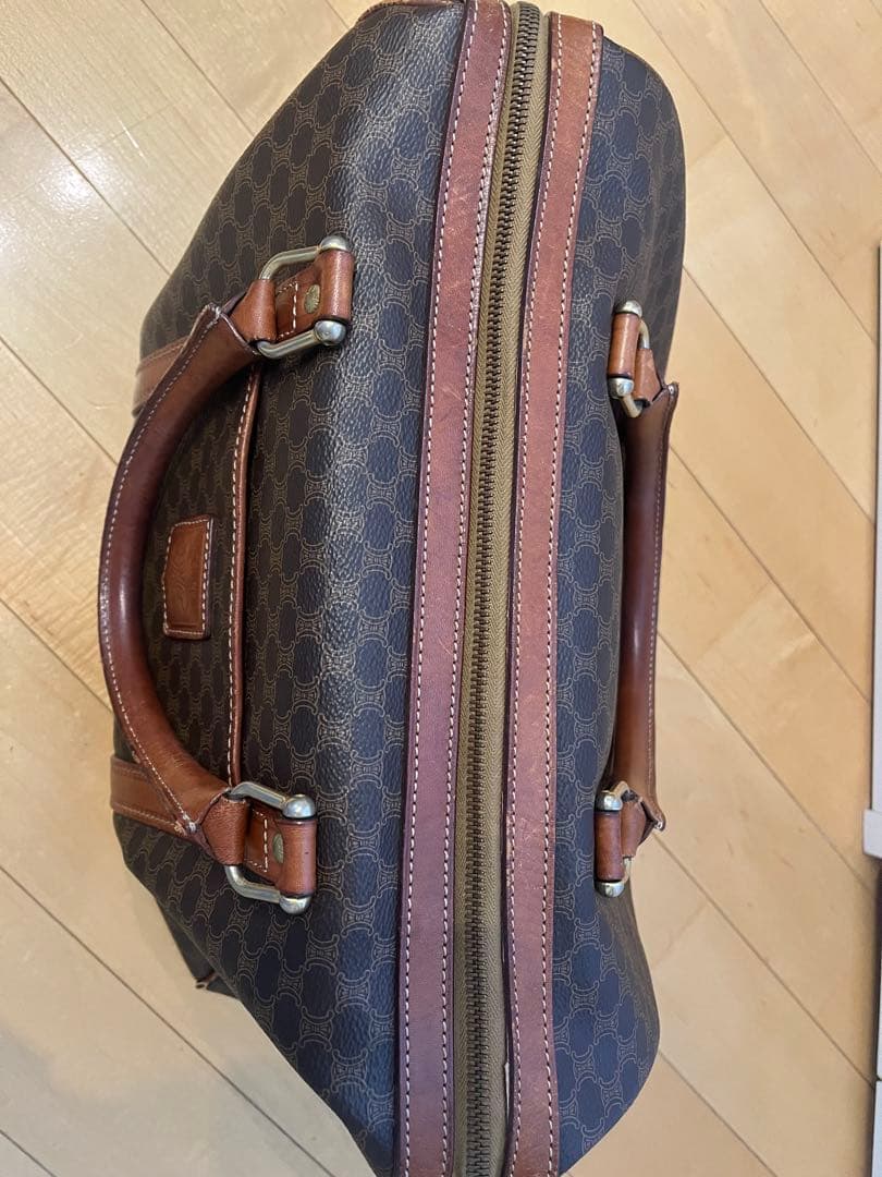 CELINE ヴィンテージ　マカダム　PVC ボストン