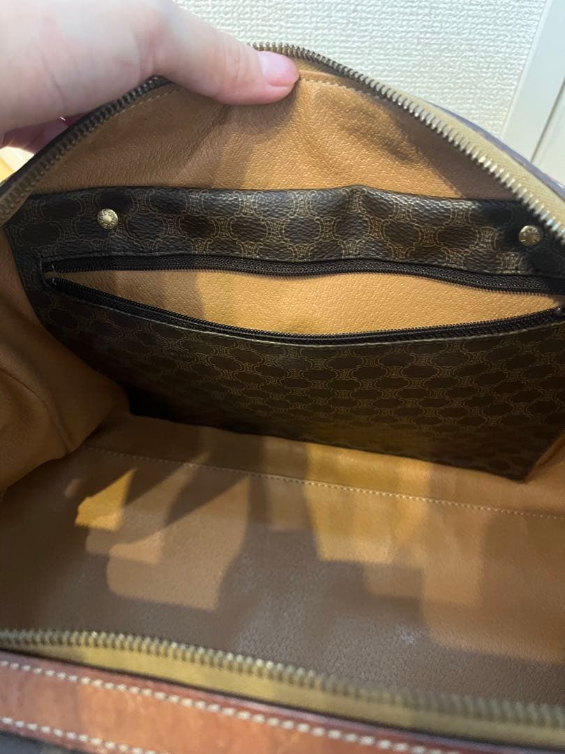 CELINE ヴィンテージ　マカダム　PVC ボストン