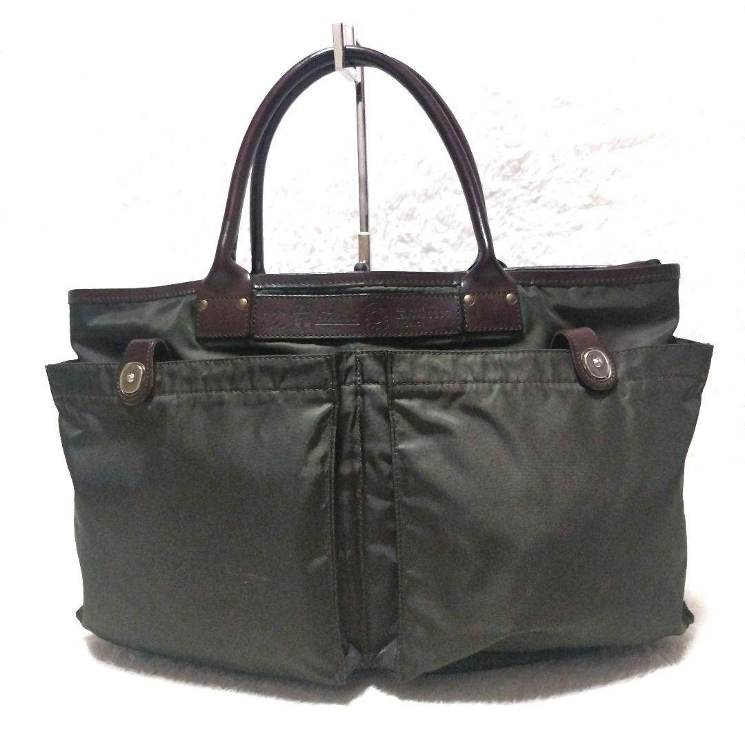 Felisi フェリージ ナイロン×レザー ヘルメットバッグ トートバッグ